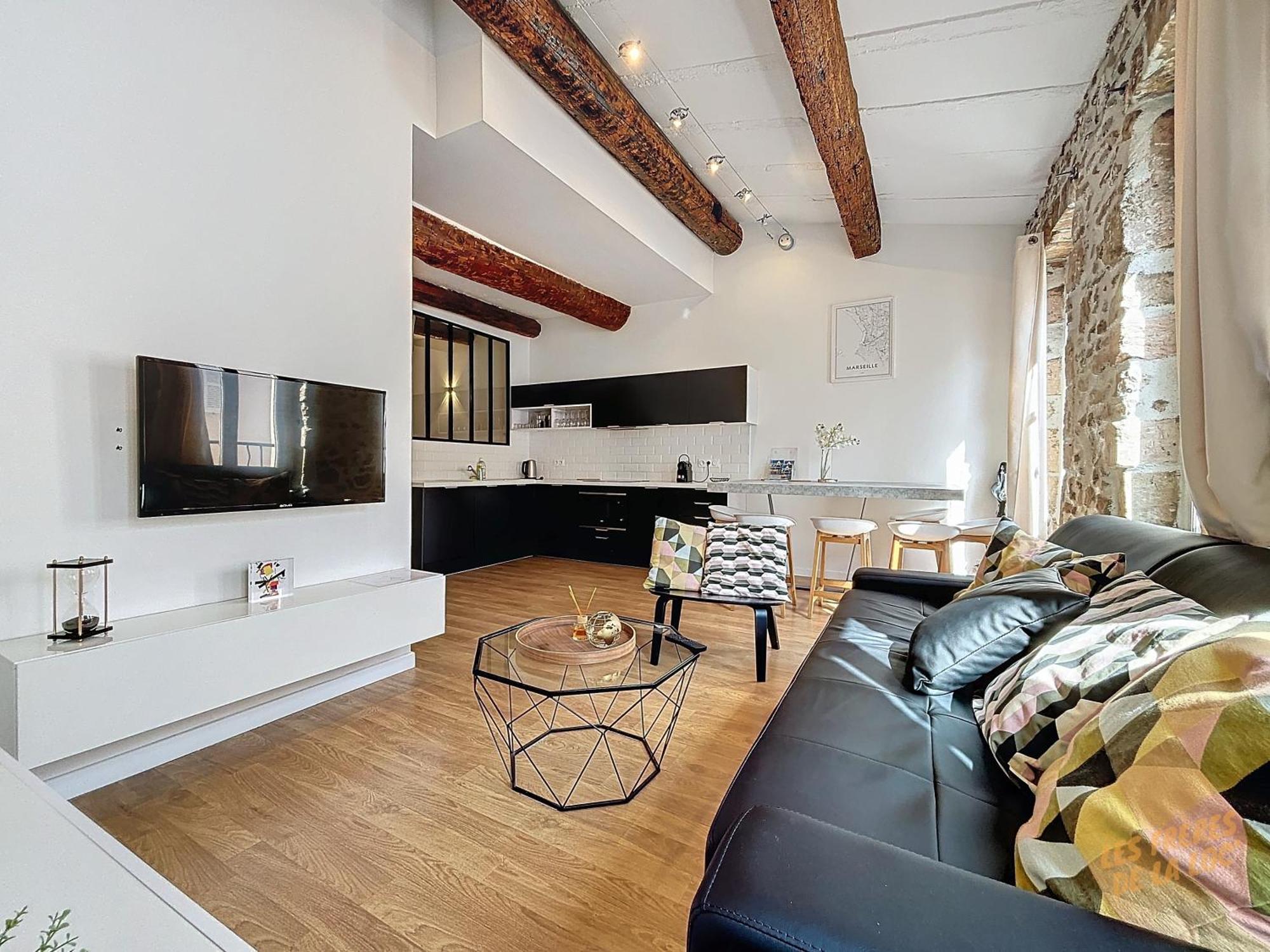 Au Vieux-port - Climatisation - Les Freres De La Loc' Apartament